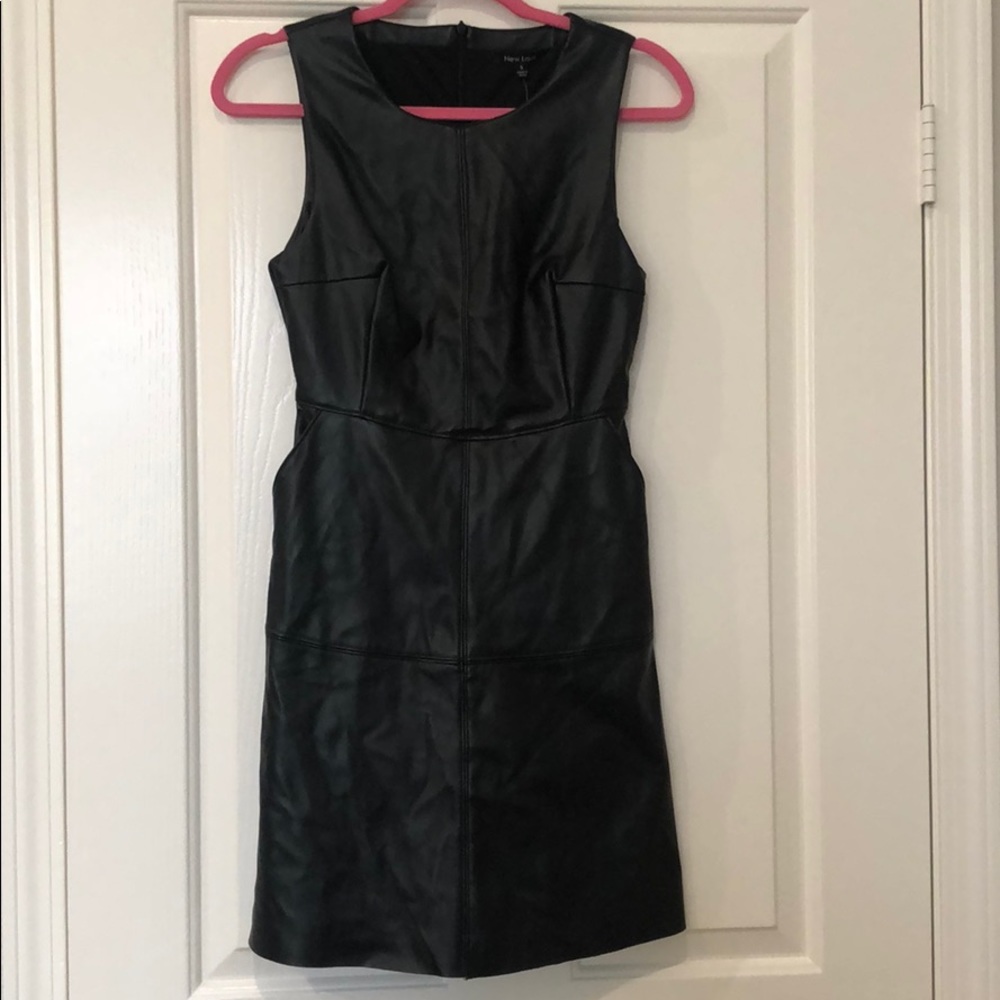 Leather dress